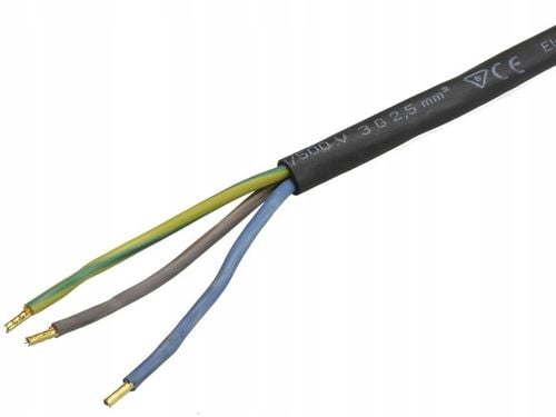 Przewód kabel z wtyczką OW Guma 3x2,5mm2 H05RR-F 3mb na Arena.pl