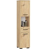 SŁUPEK REGAŁ ŁAZIENKOWY FIN 2D 1SZ 1W DĄB ARTISAN