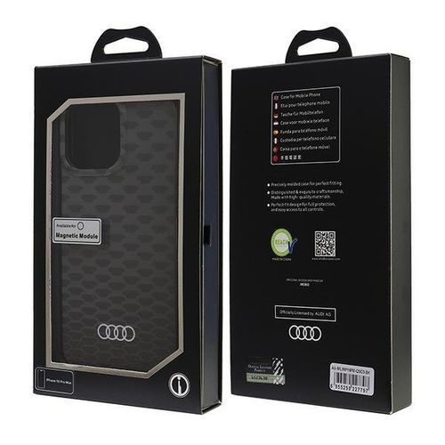 Audi IML Stitching Pattern MagSafe iPhone 16 Pro Max 6.9" czarny/black na Arena.pl