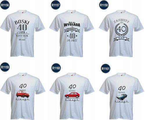 Koszulka urodzinowa KLASYK prezent auto TANIO! HIT na Arena.pl