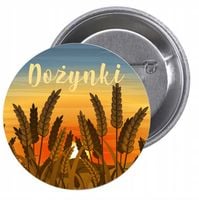 Przypinki buttony TANIO HIT DOŻYNKI 2022 z grafiką