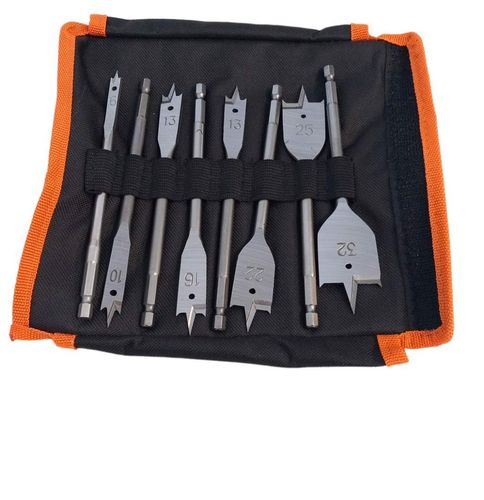 Zestaw Wierteł Łopatkowych do Obróbki Drewna 8szt. na Arena.pl