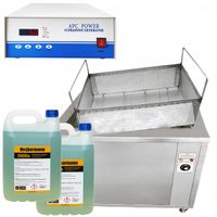 MYJKA ULTRADŹWIĘKOWA 135L PROFESJONALNA Z KOSZEM MOCNA 3000W + KONCENTRAT