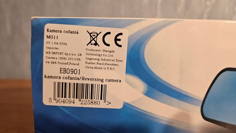 Kamera cofania na lusterko Full Hd zdjęcie 3