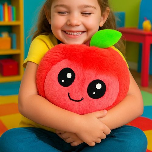 PIŁKA EMOJI 23CM OWOC CZERWONA na Arena.pl