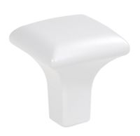 Gałka meblowa retro Schwinn 2991 Metalowa Kolor pokrycia - Biały półmat lakier