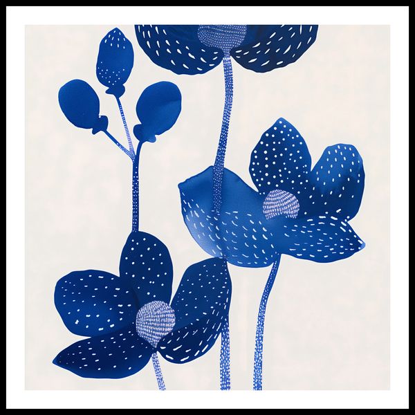 Plakat 60x60cm Nocne Kwiaty zdjęcie 3