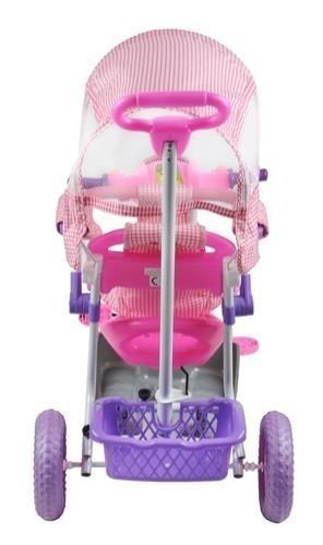 Rowerek trzykołowy basic - różowy na Arena.pl