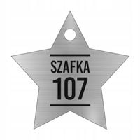 GRAWER Brelok bryloczek zawieszka do kluczy NUMER SZAFKI 20 szt