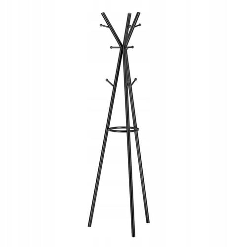 Wieszak stojak na ubrania MARK ADLER stojący stalowy 9 haczyków czarny na Arena.pl