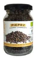 Pieprz Czarny Ziarnisty Bezglutenowy BIO 100 g - PiĘĆ Przemian