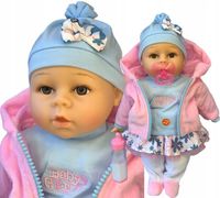 LALKA JAK ŻYWA Baby Dziewczynka Born mówi i śpiewa Butelka