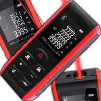 DALMIERZ LASEROWY MIERNIK ODLEGŁOŚCI 50M CYFROWY POZIOMICA LCD KĄTOMIERZ