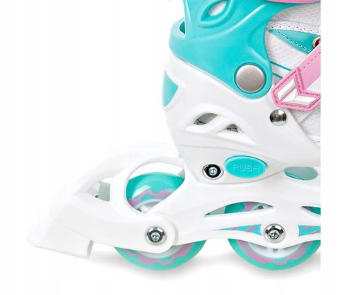 Rolki Regulowane RAVEN Lia Mint 27-30 Kółko LED na Arena.pl