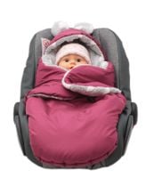 ŚPIWOREK OTULACZ FOTELIK WÓZEK MYSZKA ORTALION BORDO BIPOLAR SERCA