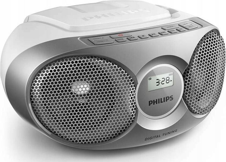Philips Bumbox CD Philips Bumbox CD AZ215 Srebrny zdjęcie 2