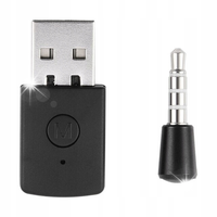 ADAPTER BLUETOOTH 5.1 SONY PS4 PS5 SŁUCHAWKI AUDIO ODBIORNIK SŁUCHAWKOWY