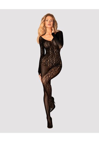 bodystocking wężowy wzór seks otwarty krok s/m/l na Arena.pl