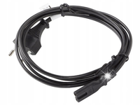 Kabel zasilający Lanberg radiowy CEE 7/16 - IEC 320 C7, 1.8m