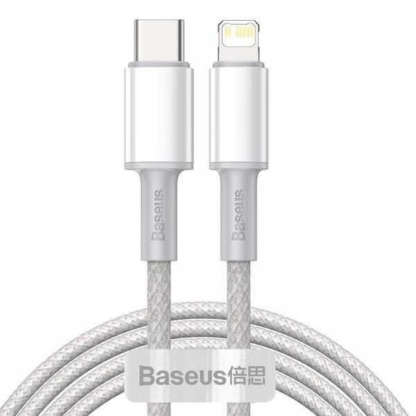 BASEUS KABEL USB-C TYPE-C SZYBKIE ŁADOWANIE do LIGHTNING IPHONE 20W PD 2m zdjęcie 14