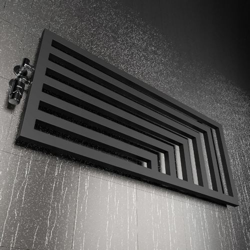 POZIOMY GRZEJNIK LAOS 52x160 CZARNY MAT na Arena.pl