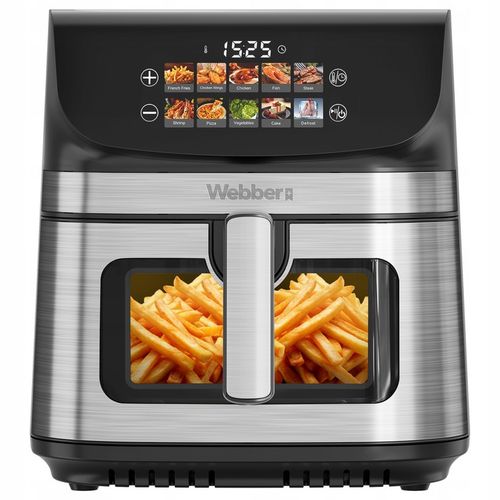 FRYTKOWNICA BEZTŁUSZCZOWA AIR FRYER 8,8L NIEPRZYWIERAJĄCA WEBBER 10 P na Arena.pl