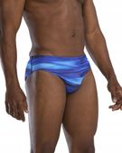 Kąpielówki męskie slipy kąpielowe na basen TYR Brief Technowave rozm.D4|S/M