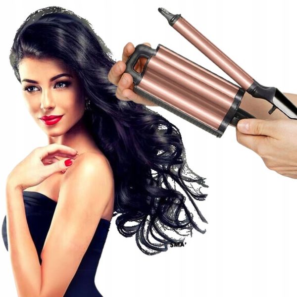 LOKÓWKA FALOWNICA DO WŁOSÓW CERAMICZNA PROFESJONALNA DO DŁUGICH WŁOSÓW LOKI zdjęcie 10