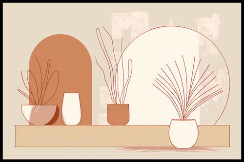 Plakat 86,4x56,8cm Widok Roślin na Arena.pl