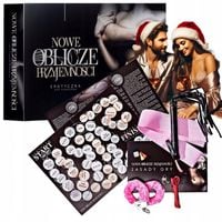 GRA DLA PAR erotyczna prezent na MIKOŁAJKI sprośne gadżety kajdanki pejcz