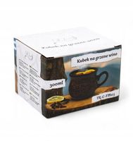 Komplet 2x KUBEK kamionkowy DO GRZAŃCA na grzane wino piwo zestaw do wina