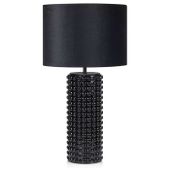 Stojąca LAMPA stołowa PROUD 107483 Markslojd abażurowa LAMPKA nocna czarna
