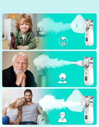 INHALATOR SIATECZKOWY PRZENOŚNY NA AKUMULATOR DLA DZIECI I DOROSŁYCH CICHY na Arena.pl