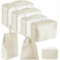 ZESTAW ORGANIZERÓW DO WALIZKI torby podróżne w różnych rozmiarach - 7 SZTUK