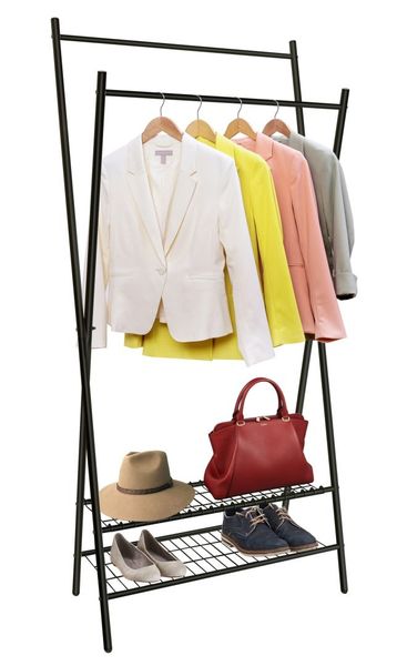 Wieszak stojący Xavier - czarny zdjęcie 1