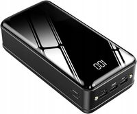 Powerbank 50000mAh Super wydajny LUSTRZANY EKRAN z wyświetlaczem LED