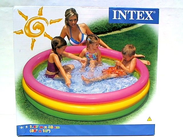 Basen dmuchany 3kolorowy 147x33 57422NP /6 54221. zdjęcie 1