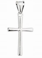 Srebrny Wisiorek Krzyżyk Gładki Bez Wizerunku Srebro pr 925