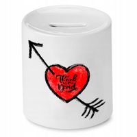 Skarbonka Dla Taty Thank You Dad Przebite Serce Z Nadrukiem Ze Zdjęciem