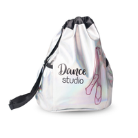 Worek / Plecak dla Tancerki - srebrny