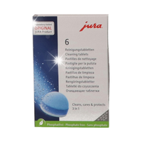 TABLETKI CZYSZCZĄCE DO EKSPRESU JURA 2W1 2-FAZOWE 6 SZTUK OCHRONNE