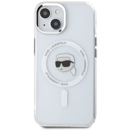 Etui Karl Lagerfeld do iPhone 15 Plus, Biały, MagSafe na Arena.pl