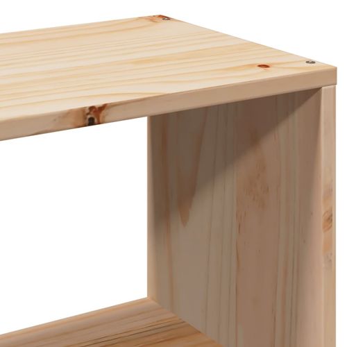 Łóżko z regałem, bez materaca, 140x190 cm, sosnowe na Arena.pl