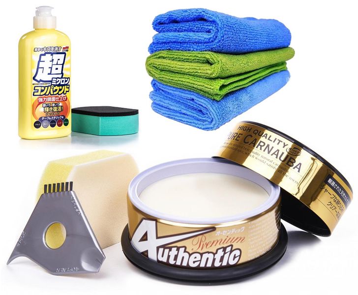 Soft99 Authentic Wosk ciemne lakiery + Cleaner Dark zdjęcie 1