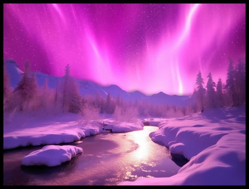 Plakat 80x60cm Aurora Nad Niebiem na Arena.pl