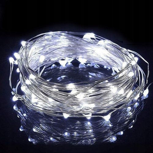 światełka lampki na żyłce 200 led usb + programator zimne białe lamp38b na Arena.pl
