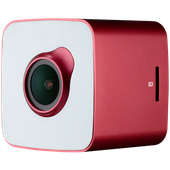 PRESTIGIO Wideorejestrator RoadRunner CUBE, FHD, WiFi, Czerwono Biały