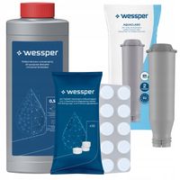 Filtr wody do ekspresu Nivona + Tabl. odtłuszczające + Odkamieniacz 0,5L