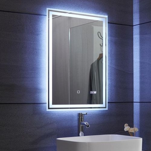 Aquamarin Lustro łazienkowe z oświetleniem LED 18 W, 50x70cm na Arena.pl