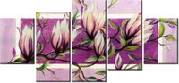 70CM 150CM OBRAZ 5 ELEM SŁODYCZ MAGNOLII ŚCIENNY